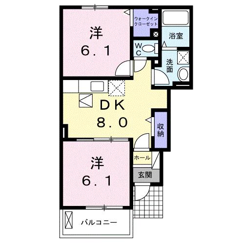 メルティング　ポット　清水台の間取り