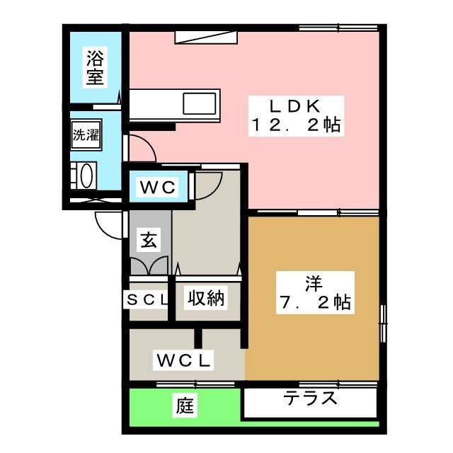 ファミール石川　Ａの間取り