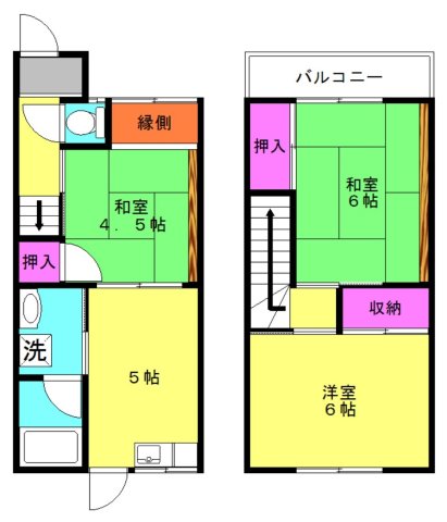 あさぎハウスの間取り