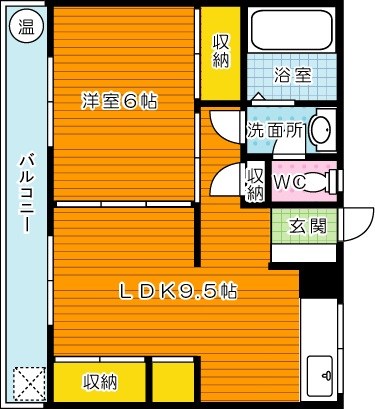 足立レジデンス(分譲賃貸)の間取り