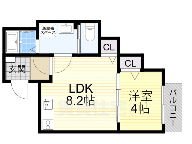 ALEGRIA三国ヶ丘の間取り