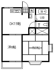 ライフタウンM＆M　Bの間取り