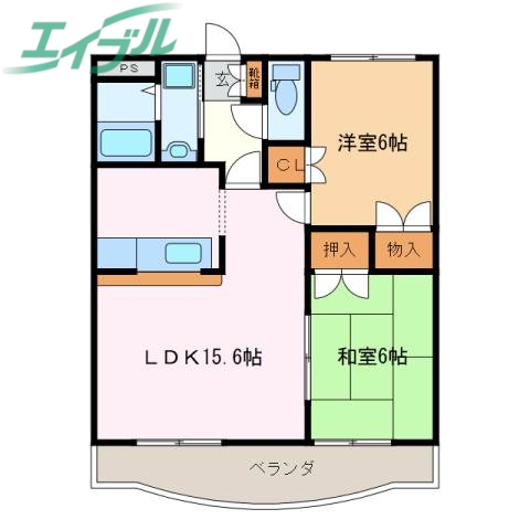 プロミネント伊勢中川IIの間取り