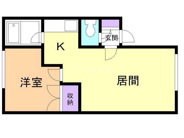 カサグレースＡの間取り