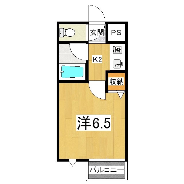 ショーミエール安朱の間取り