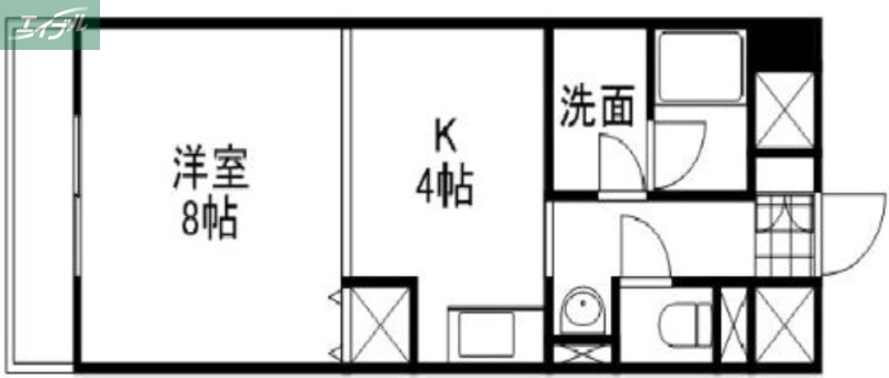 ロジェ岡本の間取り