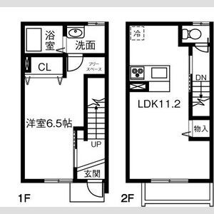 【Maisonette land 岐南の間取り】