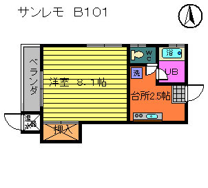 サンレモの間取り