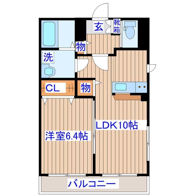 アヴァンティ　コウの間取り