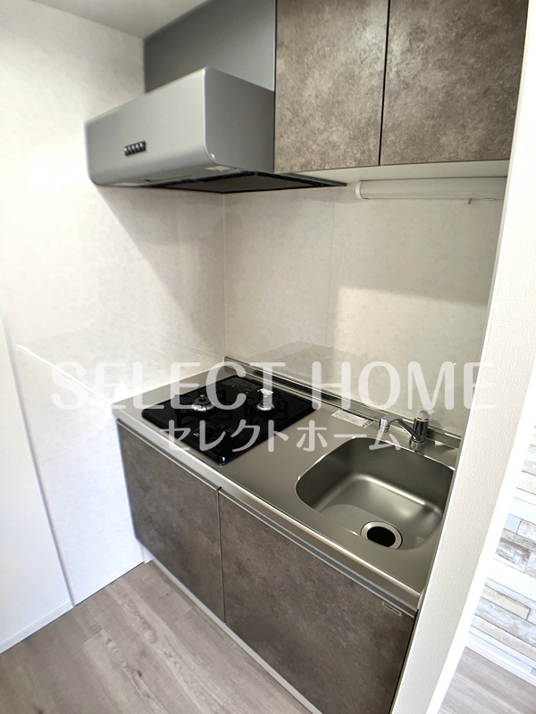 キッチン　コンパクトなキッチンで掃除もラクラク