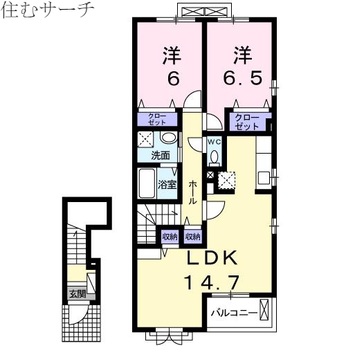 ル・クールIIの間取り