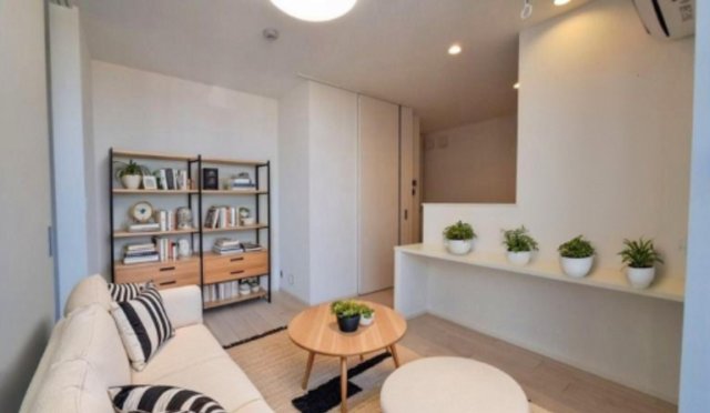 居室・リビング　CG家具のため実際は家具が付きません