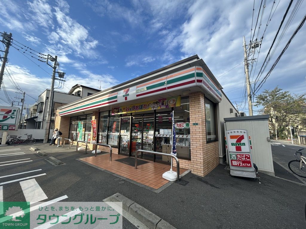 コンビニ　セブンイレブン相模原松が枝町店（コンビニ）まで90m