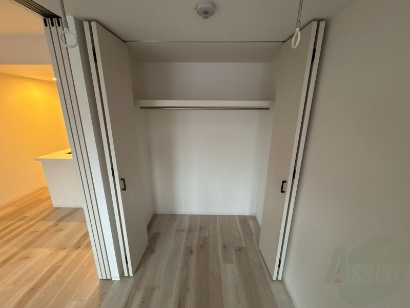 収納　洋室にはクローゼットがあるのですっきり片付きそうです。