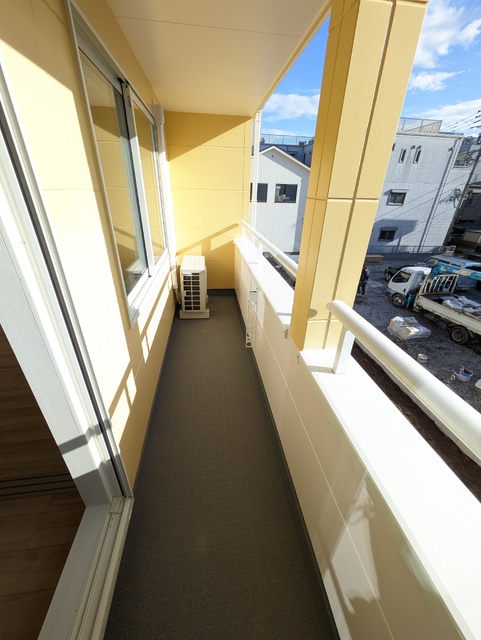 バルコニー　★洗濯物が気持ちよく干せるバルコニー★