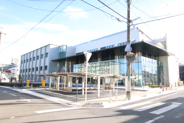 図書館　横曽根図書館・公民館※２０２６年２月開館予定（図書館）まで70m