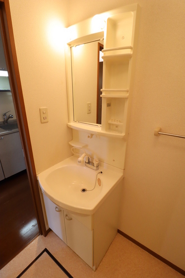 洗面設備　他号室のお写真です