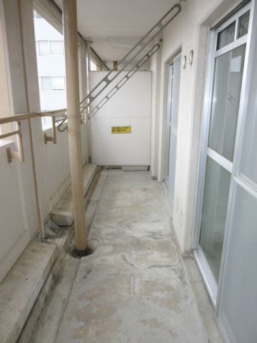 バルコニー　落ち着いた時間を過ごせるバルコニーです