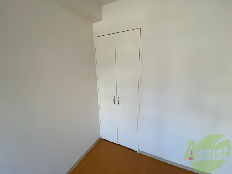 収納　寝室の収納です。部屋がすっきり片付きます。