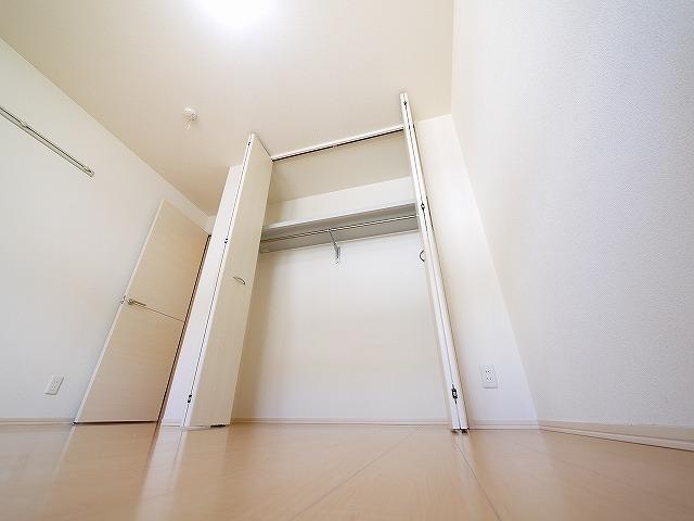 収納　たっぷりとした収納スペースです