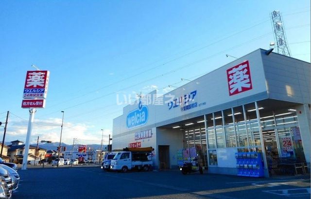 ドラックストア　ウェルシア甲斐開国橋店（ドラッグストア）まで595m
