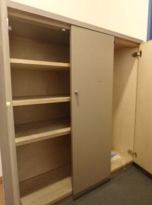 収納　たっぷりとした収納スペースです