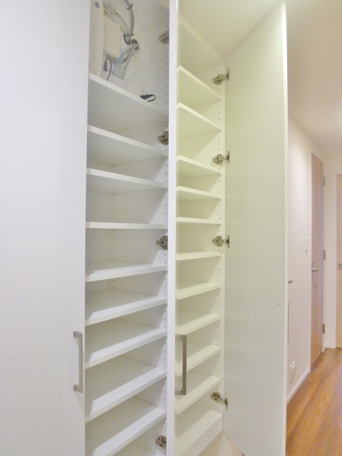 玄関　室内写真は５０５号室です。