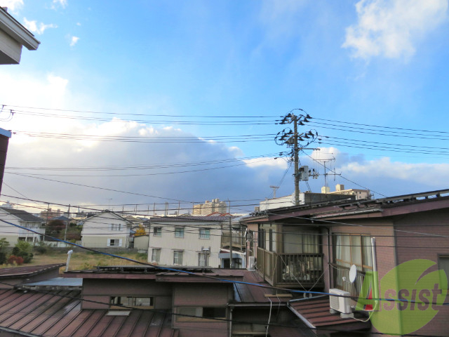 眺望　眺望はこちら。静かな住宅街という印象を受けました。