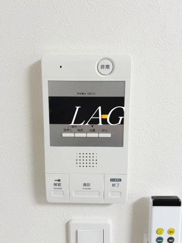 セキュリティ　モニター付きインターホンです。