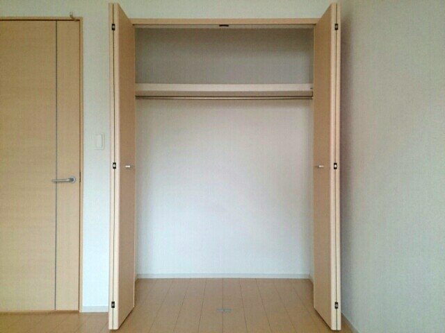 収納　たっぷりとした収納スペースです