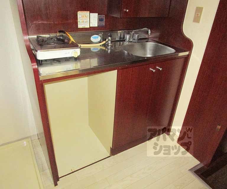 キッチン　１１６号室の写真です。