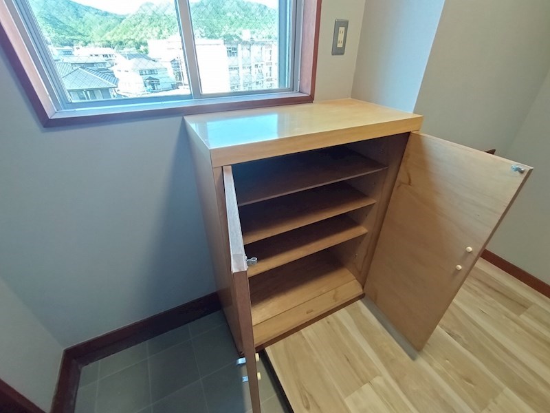 その他設備　シューズボックスが付いていますよ。玄関もスッキリ片付きます。