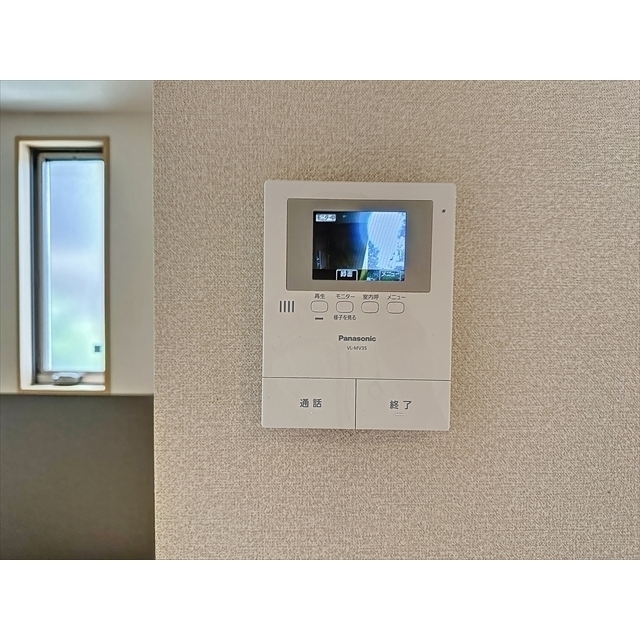 セキュリティ　モニターで来訪者を確認できます