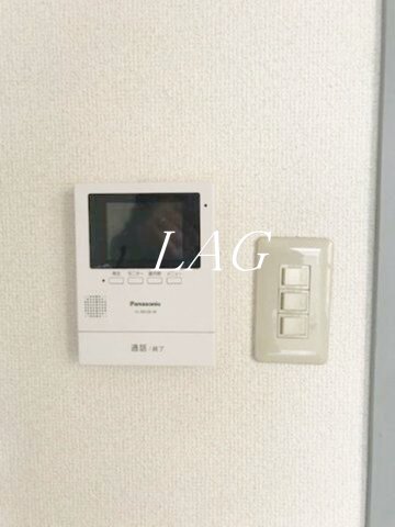 セキュリティ　モニター付きインターフォンです。