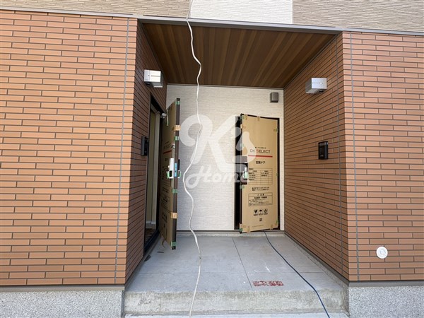 エントランス　建築中