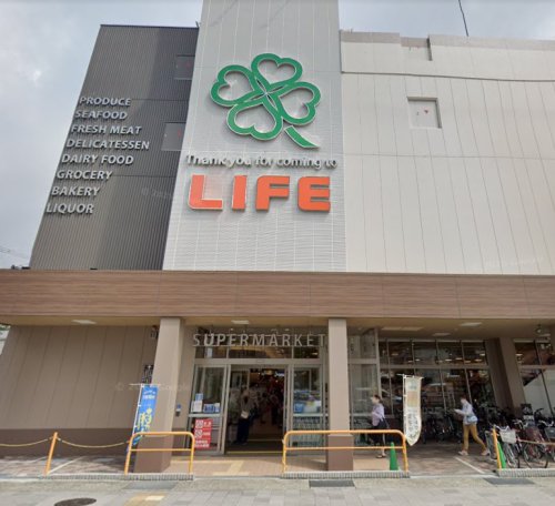 スーパー　ライフ夙川店（スーパー）まで454m