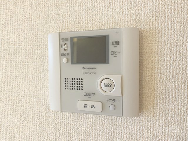 セキュリティ　モニター付きインターホンで安心！