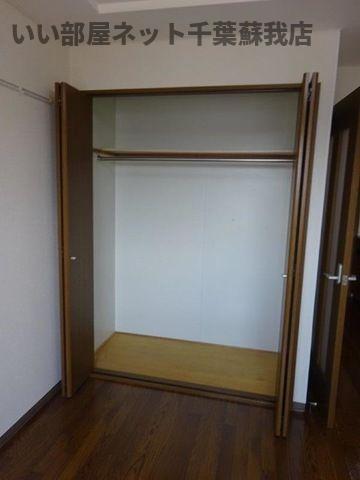 収納　たっぷりとした収納スペースです