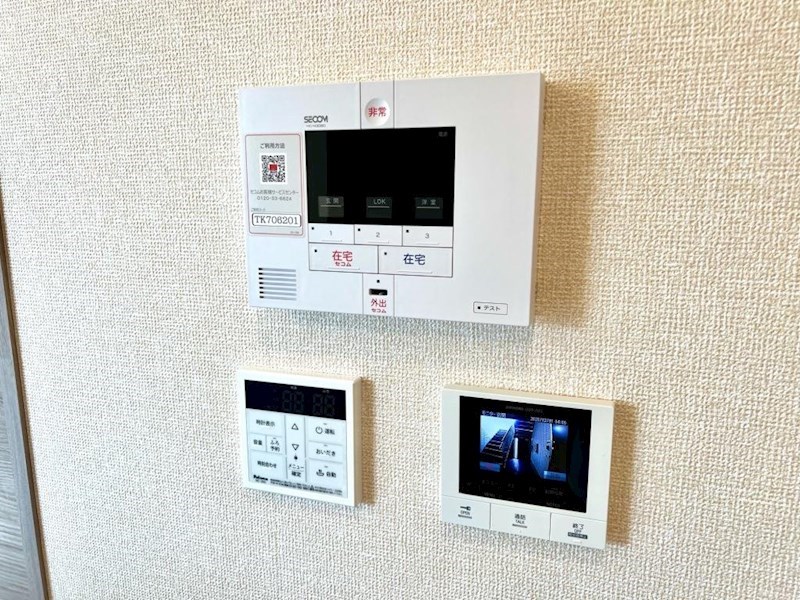 セキュリティ　来客時に便利なＴＶモニターホン