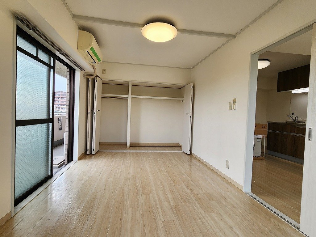 収納　６帖寝室大型クローゼット