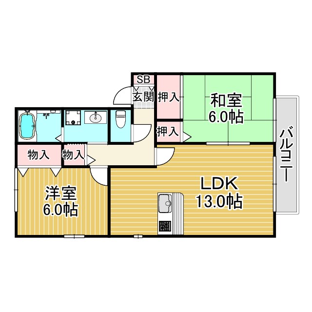 ASAHI 21 CENTURYの間取り写真