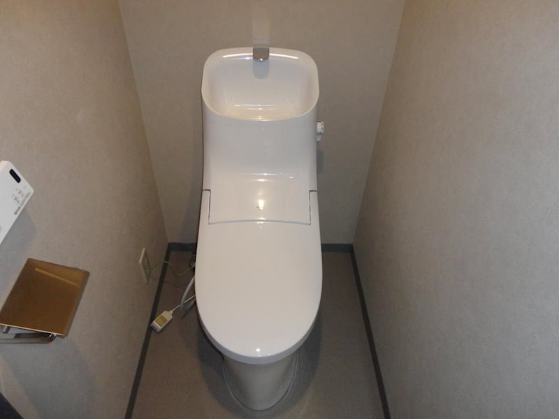 トイレ　温水洗浄便座付きのトイレ♪