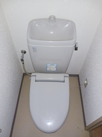 トイレ　写真は別号室のものです