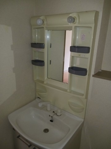 洗面設備　写真は別号室のものです