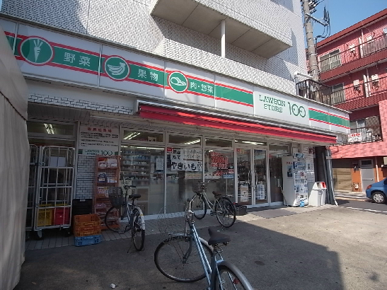 コンビニ　ローソンストア100 熱田六番町店（コンビニ）まで100m