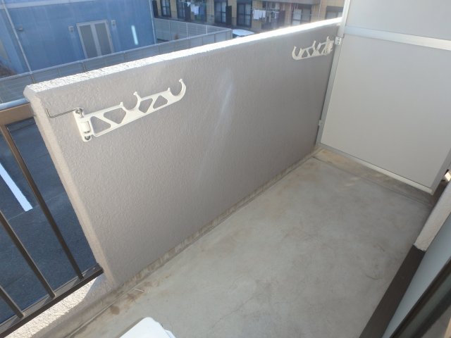 バルコニー　岡山市北区今　SKマンション　1K　バルコニー