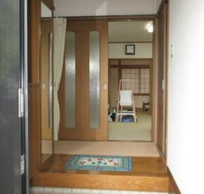 東急東横線 祐天寺駅 徒歩13分 2階建 築29年の玄関写真