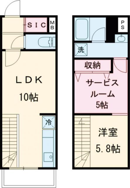 パークキューブ大森山王の間取り写真