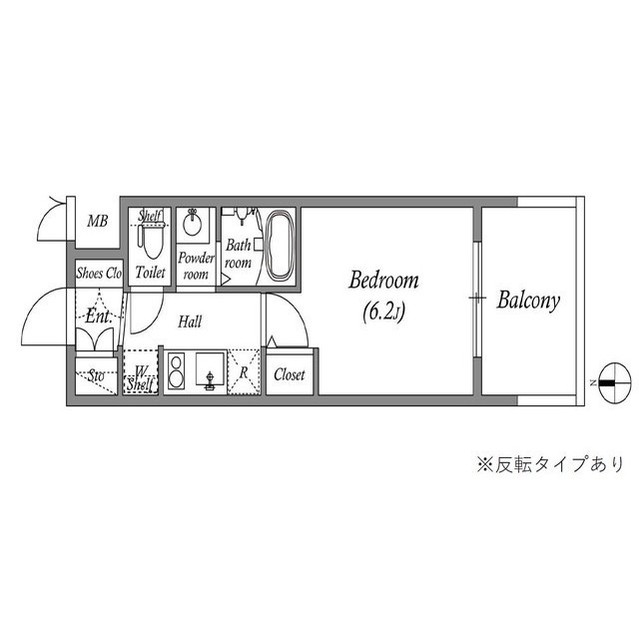 エステムコート難波VIIビヨンドの間取り写真