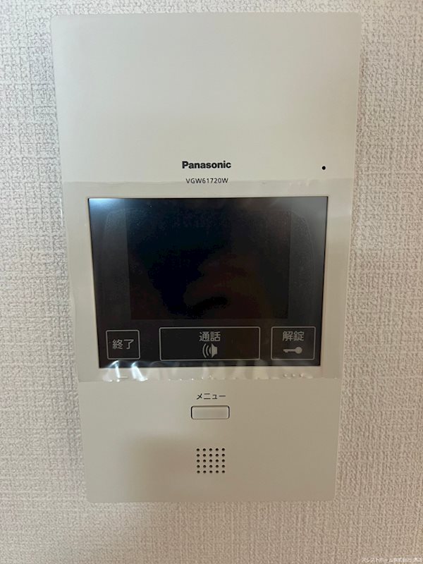 セキュリティ　来訪者をカメラで確認できます